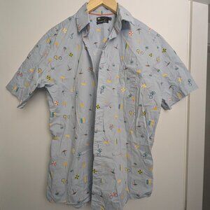 Short Sleeve Button-up Collared Shirt by Maison Simons Le 31